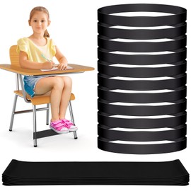 20 Pack Chair Bands for Kids with Fidgety Feet, ADHD Tools for Kids, ROOKEA Sensory Room Must Haves for ADHD Kids Fidget Chair Bands Autism Classroom Must Haves ADHD Tools for Classroom Home Chairs