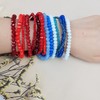 YBMYCM 60PCS Bohemian Multi Layer Crystal Beaded Stacking Bracelets Round