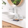Luxspire Dixie Cup Dispenser, 5-7oz Bathroom Cup Dispenser, Marble Resin