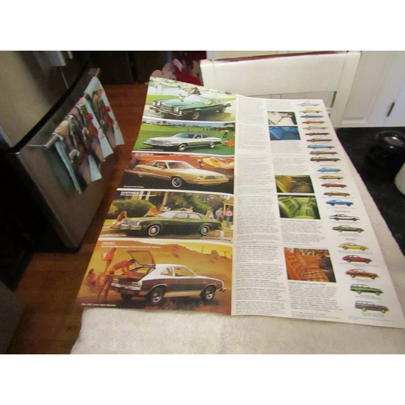 1976 Ford All Models OEM Dealer Car Sales Brochure NOS