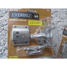 Everbilt 2 Everbilt Stainless Steel Self-Adjusting Gate Latches- Latch 259645