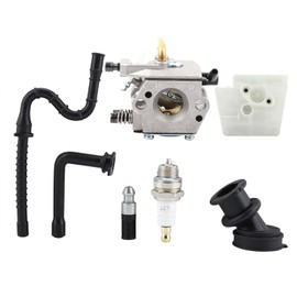 WPKD BLUEIY Carburettor Kits for 024 026 MS240 MS260 MS 240 260 WT194 Chainsaw Replacement Parts Carburettor Air Filter and Intake Cuff Fuel Pipe Accessories Set