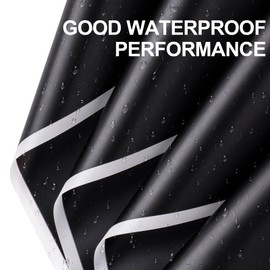 RUSPEPA RUSPEPA 20 Sheets Flower Wrapping Paper - White Edge Frosted Waterproof Floral Bouquet Wrapping Paper - Florist Supplies Packaging Paper for Birthday, Wedding and DIY Crafts - Black/White