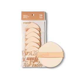 ESPOIR BE GLOW NEW CLASS AIR PUFF 7EA | Flawless Face Makeup Fast and Easily | Makeup Sponge Applicator Air Cushion Powder Puff for Liquid Foundation, Cream, Powder, Concealer | Korean Base Makeup