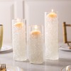 Fun Express Cylinder Vases with Floating Candles Decorating Kit -