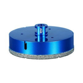 SALI Diamond Core Drill Bits 6 Inch (152mm) Tile Hole Saws Vacuum Brazed Hole Saw with 5/8-11 Thread for Glass Ceramic Porcelain Tiles Marble Brick Granite Quartz Fit Angle Grinders Drills