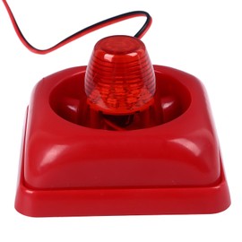 Candeon Sound Light Alarm Siren, Flashing Light Strobe Siren, Fire Alarm Siren, Wired Mini Siren, 115 dB Horn Siren, Flashing Light, Siren, Safety Warning Light, Alarm Horn for Home/Business/Factory