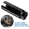 BELOMI Oxygen Sensor Socket with Side Wire Cutout, 3/8 Inch