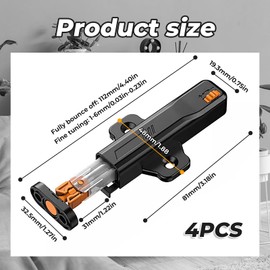 Alovez 4 Stück Drucktüröffner Push to Open, Heavy Duty Push Open Türöffner für Schrank, 40 N Feder Schnappverschluss Schloss Drücken Öffnen für Küchenschrank, Kleiderschrank