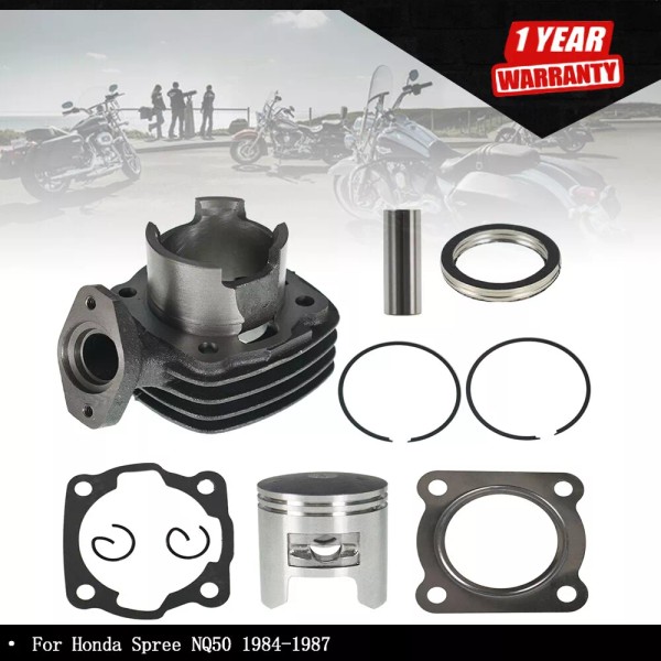 munirater Cylinder Piston Gasket Upper End Kit for Honda Spree