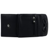 Gorjus Ladies Leather Wallet with Bow, black, Casual
