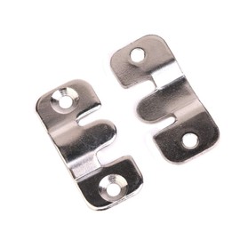 Flush Mount Hanging Hooks for Wedding Picture Painting Wooden Cabinet Wall Mounted Locking Hooks - 10 Pairs