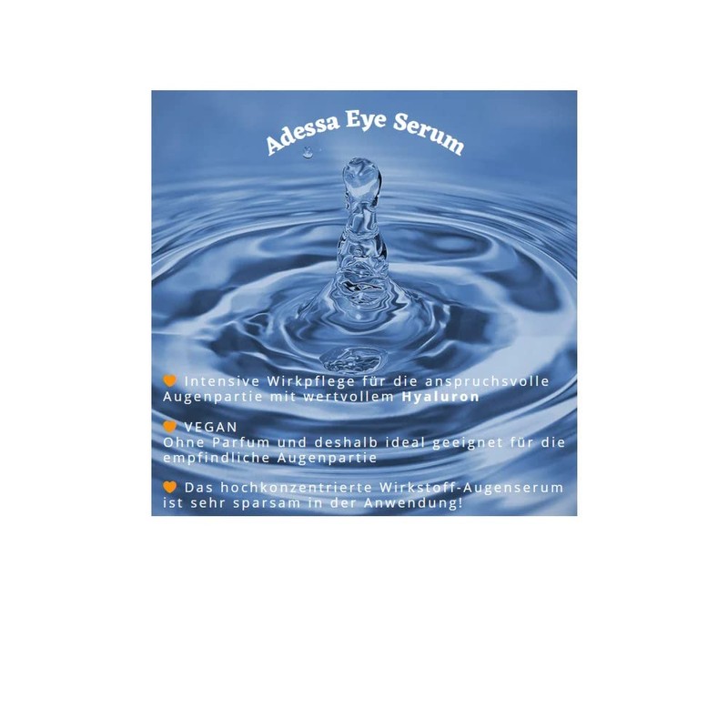Adessa Eye Serum 15 ml - Vegan Eye Serum with