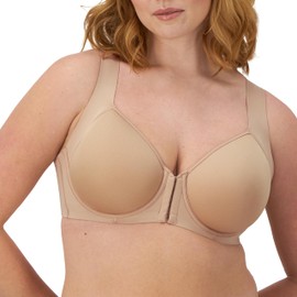 Bali Women's One Smooth U Posture Boost W/Eversmooth Back Underwire Bra, Nude, 42DD