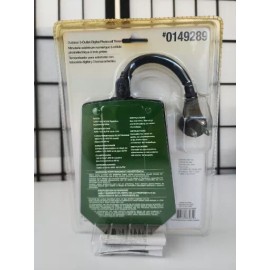 Utilitech #0149289 Outdoor 3 Outlet Digital Photocell Timer