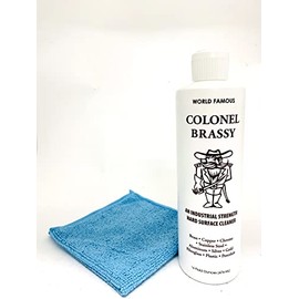 Colonel Brassy Hard Surface Cleaner + 1 microfiber cleaning cloth