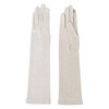 GlovesDEPO Women's Arm Cover, Organic Cotton, Luoyang Dye, Semi-Long, 5
