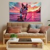 Skateboarding Dog Flag – Large Funny Flag – 110D Polyester