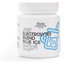 Electrolitos KETO endulzados con Stevia 100% Sin azúcar y sin conservadores Sabor BLUE BERRIES 400 grs rinde 50 servicios