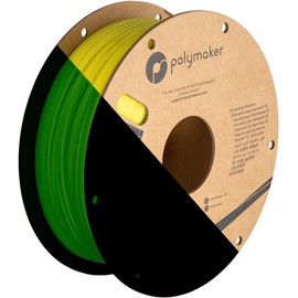 Polymaker PolyLite Luminous PLA Filament, Luminous Yellow 1.75mm 3D Printing PLA Filament 1kg, Dimensional Accuracy +/- 0.03mm, Compatible with Most 3D Printer