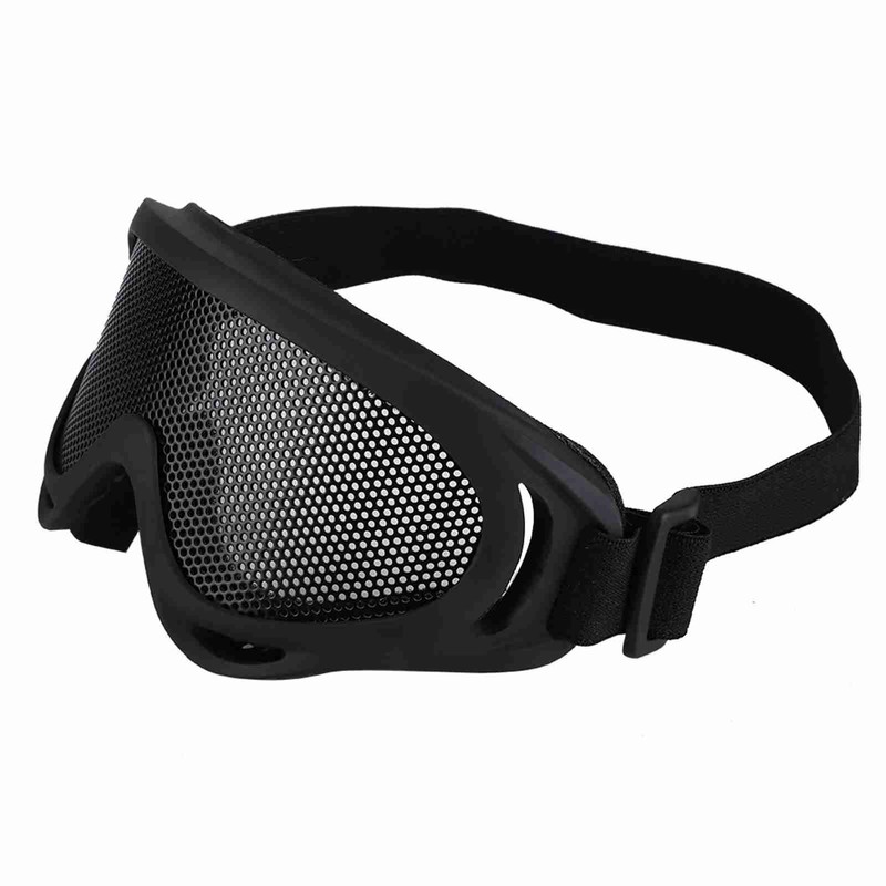 X400 Tactics Mesh Goggles Steel Lenses Sunglass Outdoor Paintball Eyewear