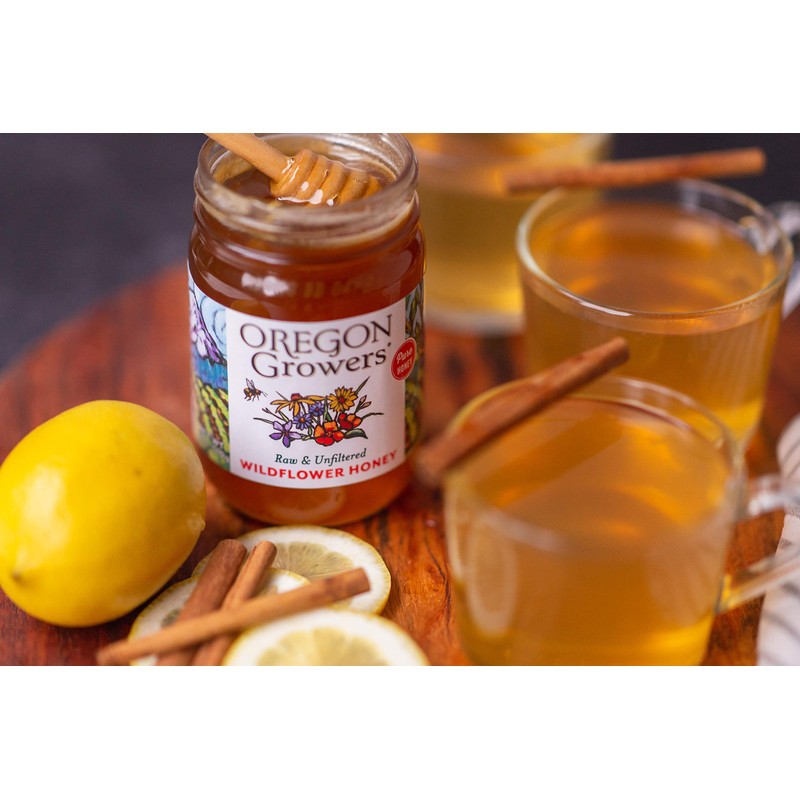 Oregon Growers Wildflower Honey - Raw Unfiltered Pacific Northwest Honey,