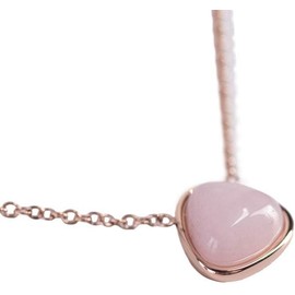 LuckyLy Collares para Mujer Acero Inoxidable y Cuarzos Joyería Regalos Mamá