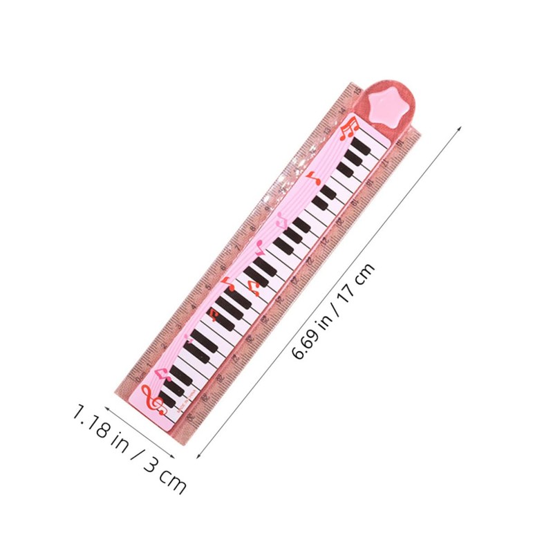 Operitacx 10pcs 30cm Piano Ruler Convenient Kids Ruler Convenient Children
