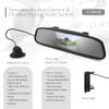 Pyle PLCM4340 Car Vehicle Rearview Backup Camera & Mirror Monitor