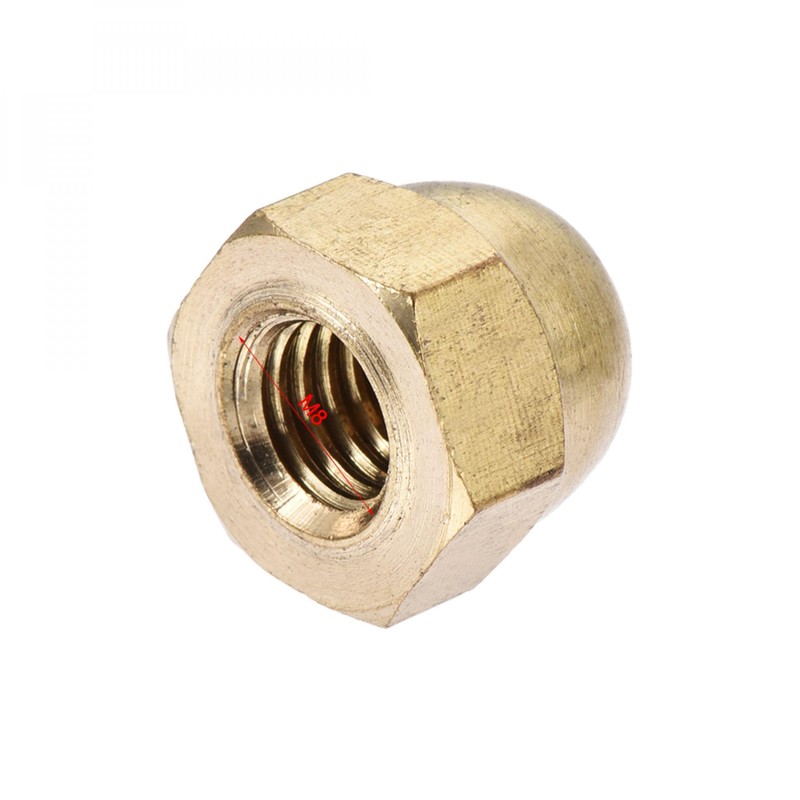 uxcell Acorn Hex Cap Nuts - 6Pcs M8 Dome Nuts