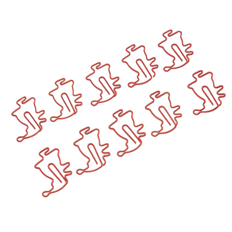 100pcs Santa Paper Clips Slip Resistance Cartoon Cute Lightweight Paperclips