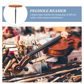 ULTNICE Violin Peg Hole Reamer with Wood Handle