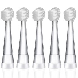 Cabezales de cepillo de dientes para bebés compatibles con los cepillos de dientes eléctricos Papablic BabyHandy/Toddler Sonic, compatibles con los cepillos de dientes eléctricos Brush-Baby