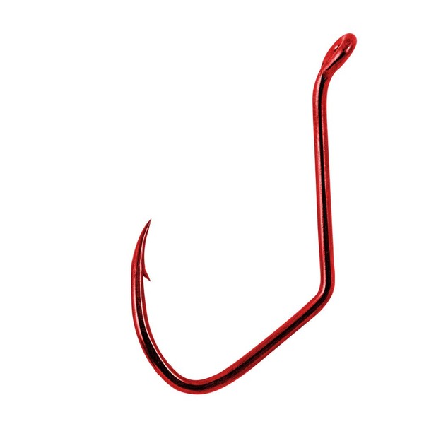 Matzuo Sickle Octopus Hook (Pack of 25), Red Chrome, 6