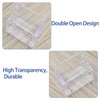 heavenlife 2 Pack Acrylic Business Card Holders, 2 Tiers Clear