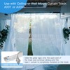 Antrys RV Clear Glide Tape, Glides for RV Curtains 1/2