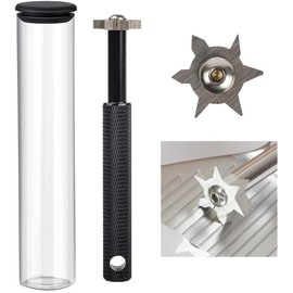 1Pcs Golf Club Groove Sharpener Golf Tool with 6 Heads,Golf Club Groove Sharpener,Golf Club Groove Sharpener Re-Grooving Club Sharpener,Golf Club Groove Sharpener Regrooving Tool (Black)