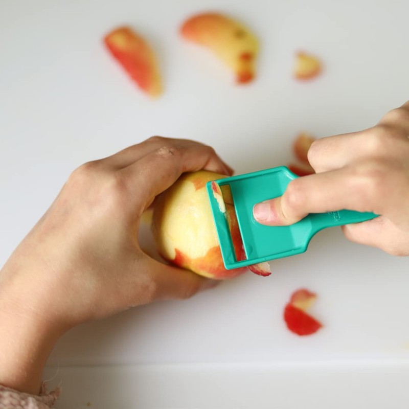 Safety Food Peeler, Kids Peeler, Children's Kitchen Utensils, Bladeless Peeler