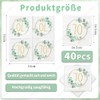 70th Birthday Eucalyptus Napkins Table Decoration