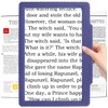 Molebe 5X Large Page Magnifying Glass for Reading, Blue