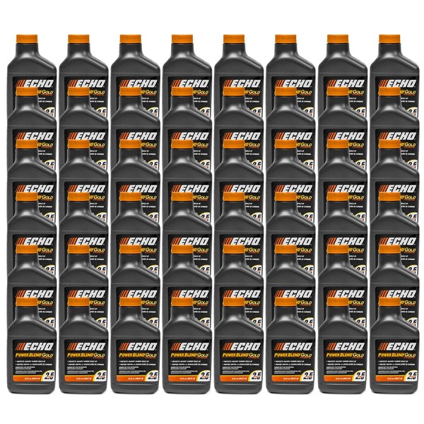48PK Echo Oil 6.4 oz Bottles 2 Cycle Mix for 2.5 Gallon – Power Blend 6450025
