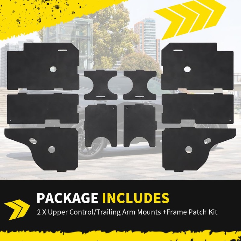 WIKIBB Upper Trailing Arm Mount Repair Kit Patch Kit Compatible