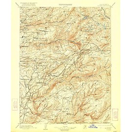 YellowMaps Colfax CA topo map, 1:125000 Scale, 30 X 30 Minute, Historical, 1902, Updated 1922, 19.8 x 16.5 in - Paper