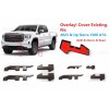 Auto 4PCS Grill Door Rear Matte Black AT4 OVERLAY Emblems