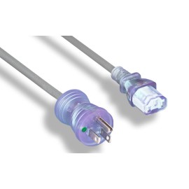 RiteAV Hospital Grade Heavy-Duty Power Cord, NEMA 5-15P / C13 13A 16AWG 125V, 15FT