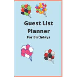 Guest List Planner For Birthdays