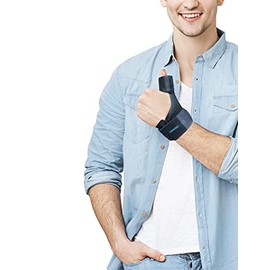 MEDWAY | Férula para Pulgar Corta Ambidiestra Color Negro