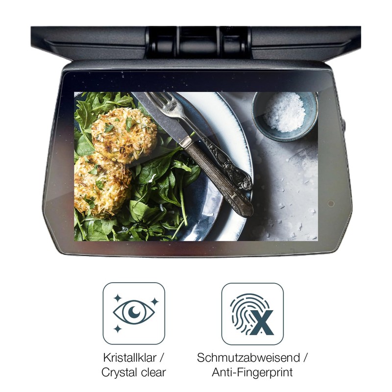 dipos I 2x Screen Protector 9H Clear Compatible with Voge