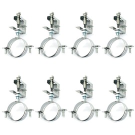 Conduit Hanger with Beam Clamp & Pipe Support Bracket (8 Pcs) - 2" (51mm) Cable Clamps for I-beam Installation