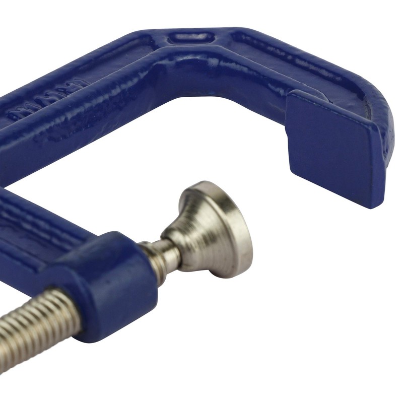 IRWIN 1415-C Tools QUICK-GRIP C-Clamp, 1 1/2-inch, 1 1/2-inch Throat